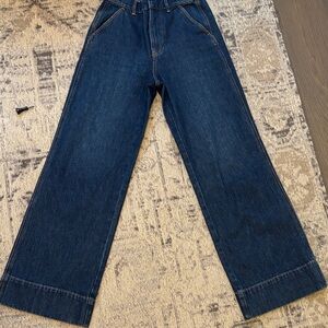 Veronica Beard Indigo Wide-Leg Jeans